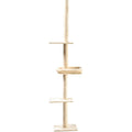 4-Level Carpeted Adjustable Cat Tree with Cat Bed V402