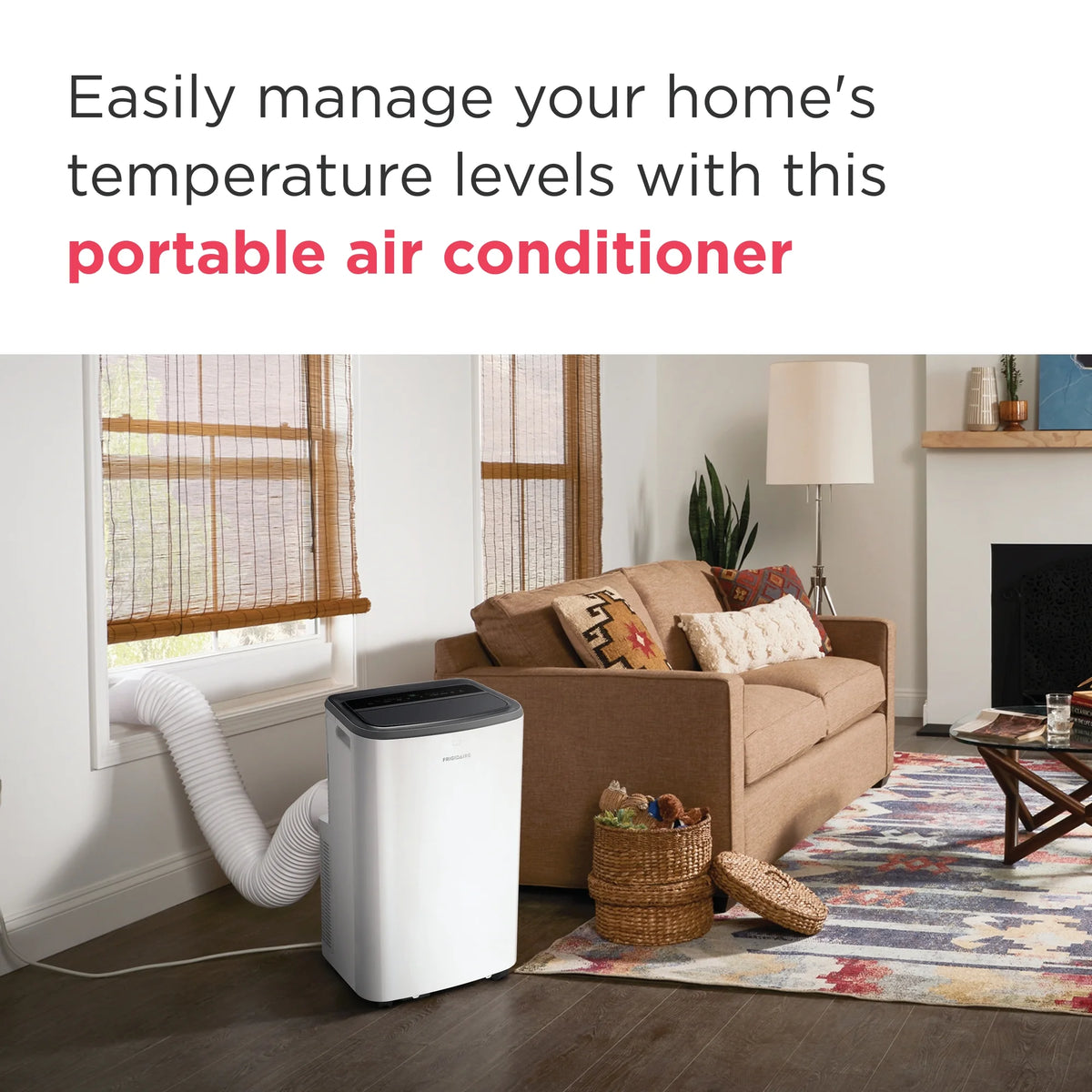 8,000 BTU Portable Air Conditioner with Dehumidifier L68970