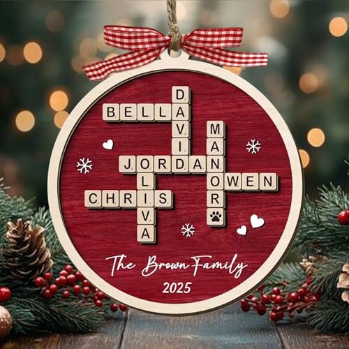 Wooden Christmas Ornament A103182