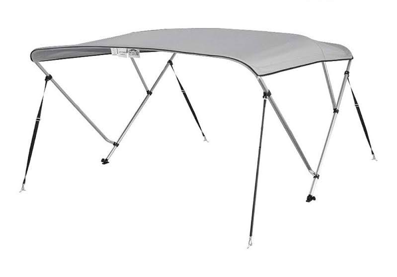 36 H x 79-84 W 6& Long 3 Bow Gray Boat Cover P53418