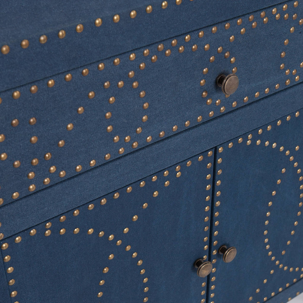 Navy Double-Door Cabinet D46733