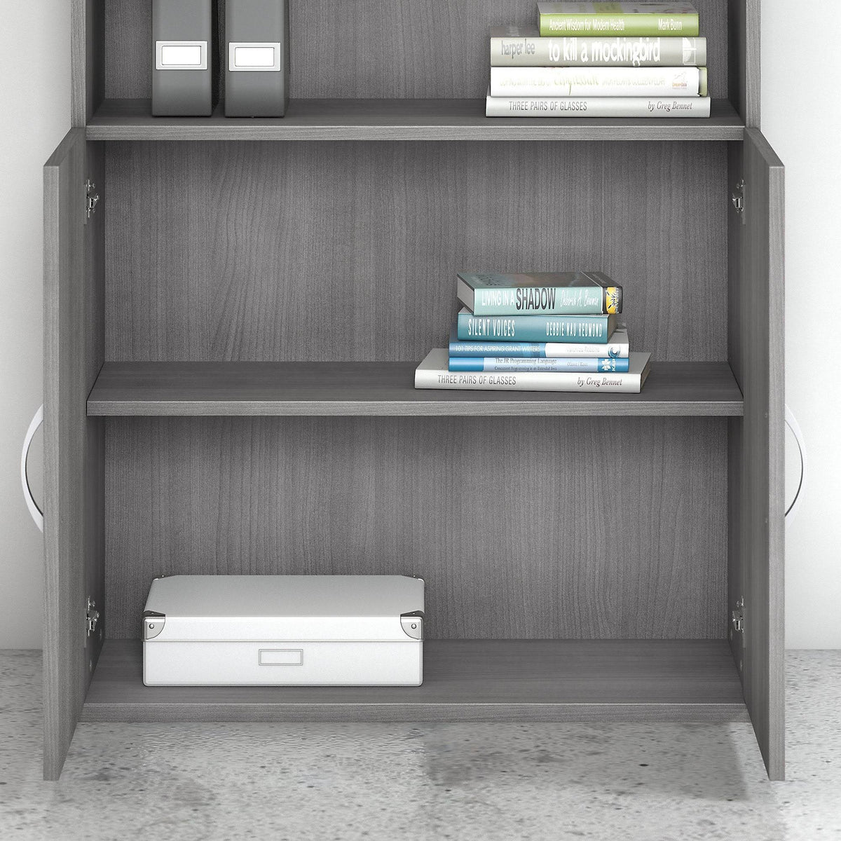 Platinum Gray Bookcase Door Kit Y793