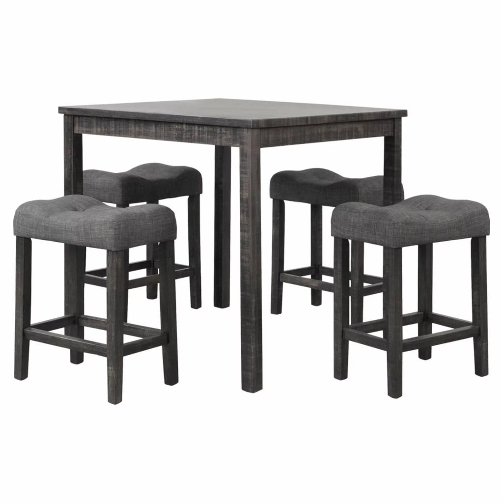 5 Piece Wood Counter Height Dining Set B2122