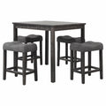 5 Piece Wood Counter Height Dining Set B2122