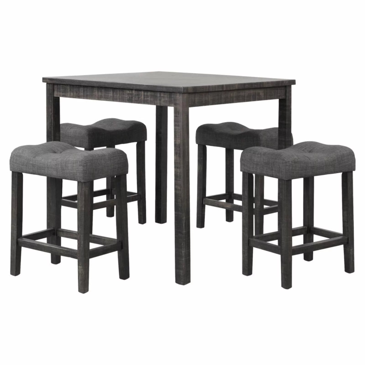 5 Piece Wood Counter Height Dining Set B2122