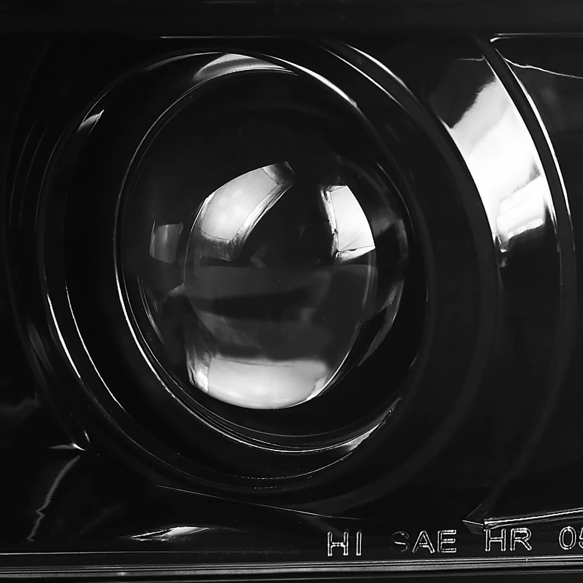 Jet Black LED Projector Headlights Left + Right Pair N3382