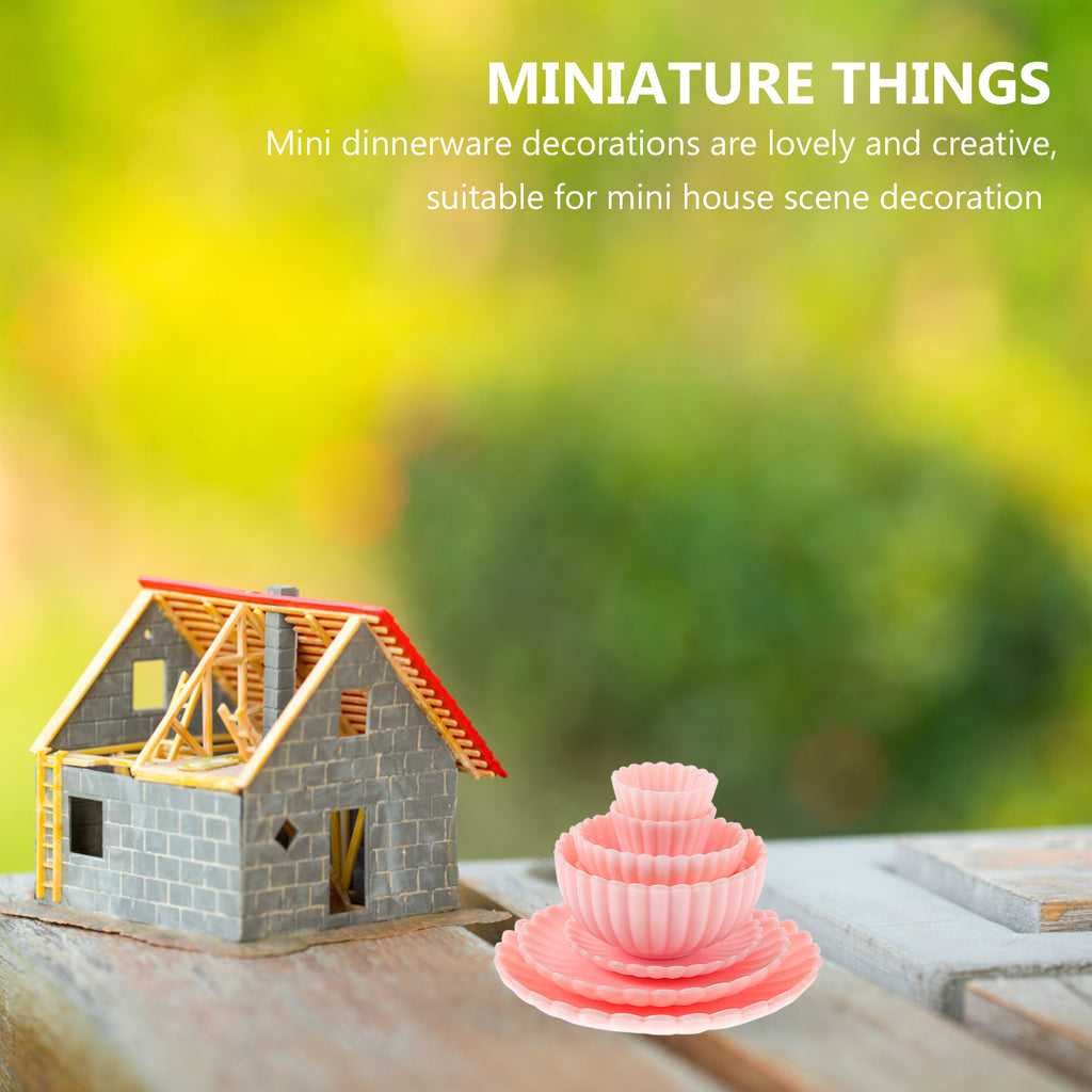 8 Pcs Dollhouse Kitchen Accessories Miniature Toy Set N187742