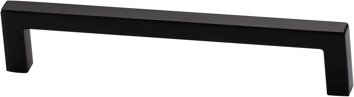 Flat Black 5 Inch Cabinet Drawer Handle Pulls 10 Pack V904