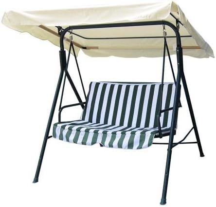 White 6.37' Foot Patio Swing Canopy Replacement C4583