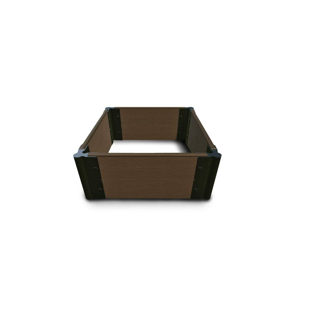Tool-Free Uptown Brown Raised Garden Bed Y866200