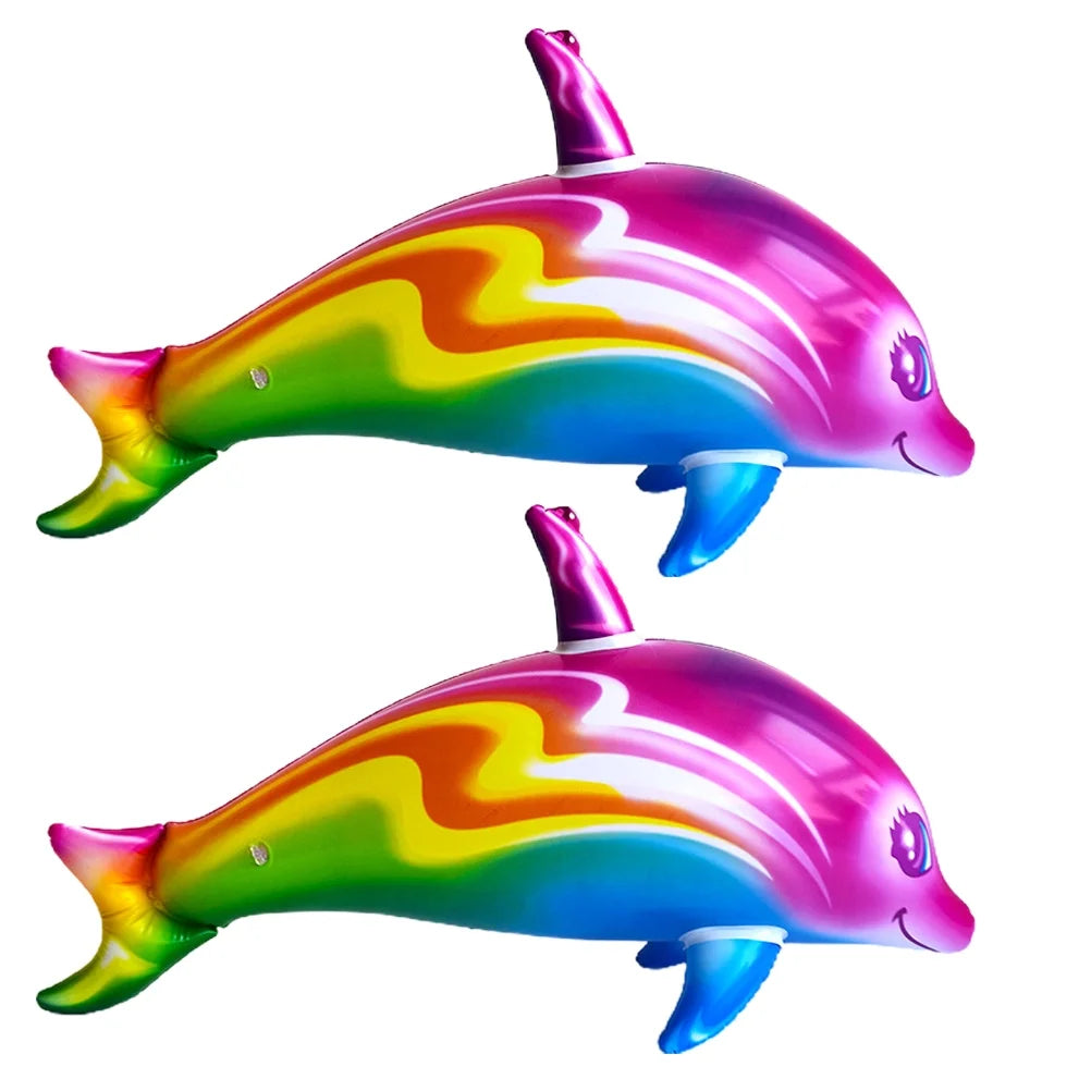 2pcs Big Inflatable Dolphin Toys B864683