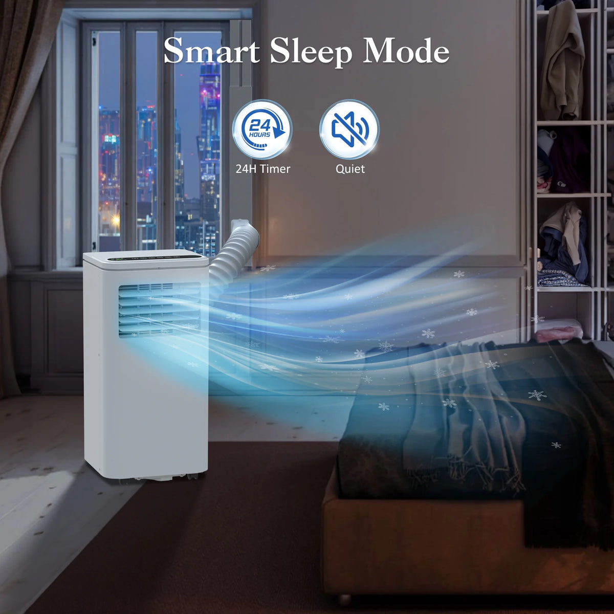 Portable Air Conditioner 8000 BTU White W597074