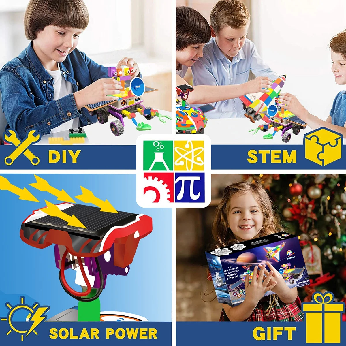 Solar Robot Kit 3 In 1 DIY Science Experiments Toy S950