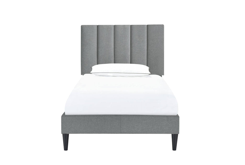 Vertical Channeled Platform Bed I5852