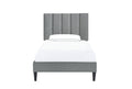 Vertical Channeled Platform Bed I5852