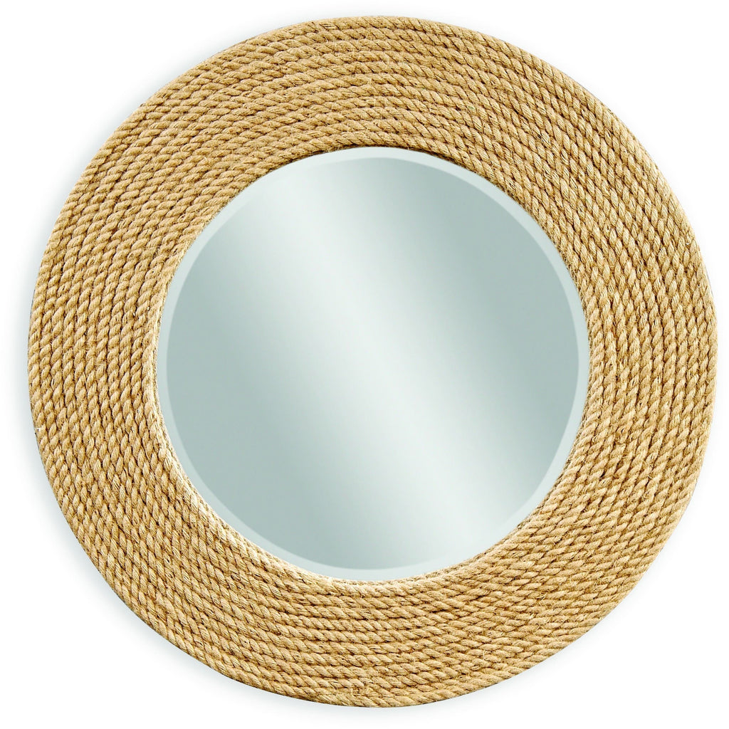 Coastal Wall Mirror With Brown Finish R50435