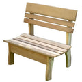 46 in. Red Cedar Backed Bench W399