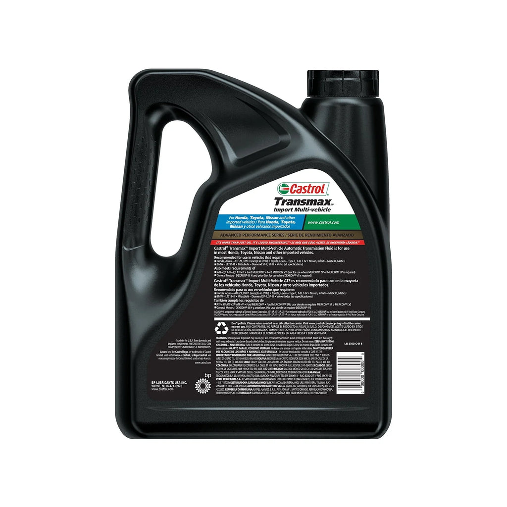 Import Multi-Vehicle Automatic Transmission Fluid 1 Gallon F835377