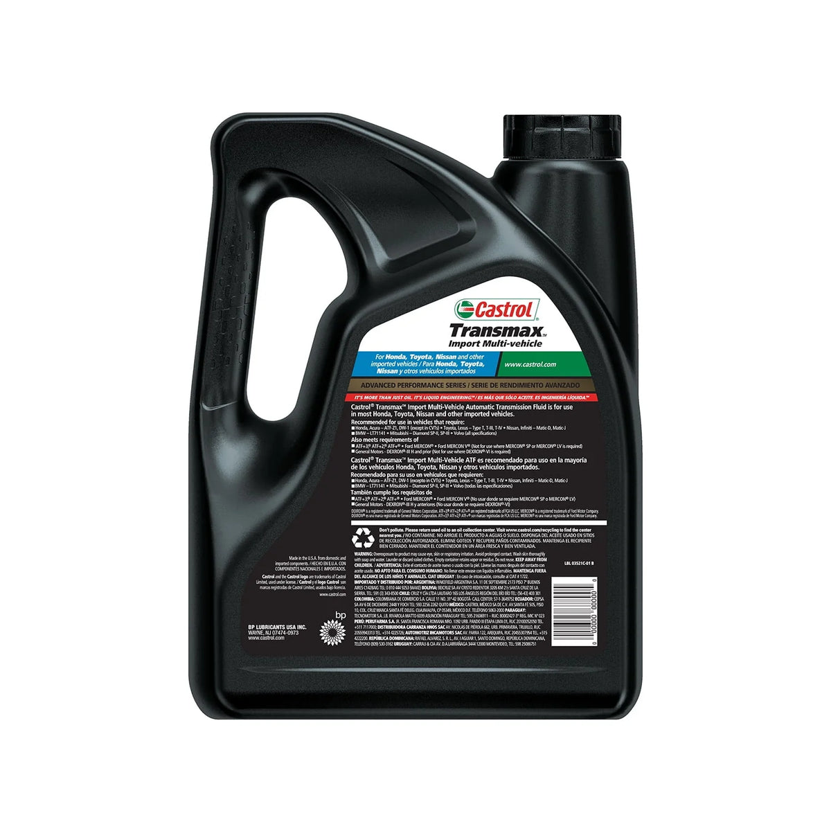 Import Multi-Vehicle Automatic Transmission Fluid 1 Gallon F835377