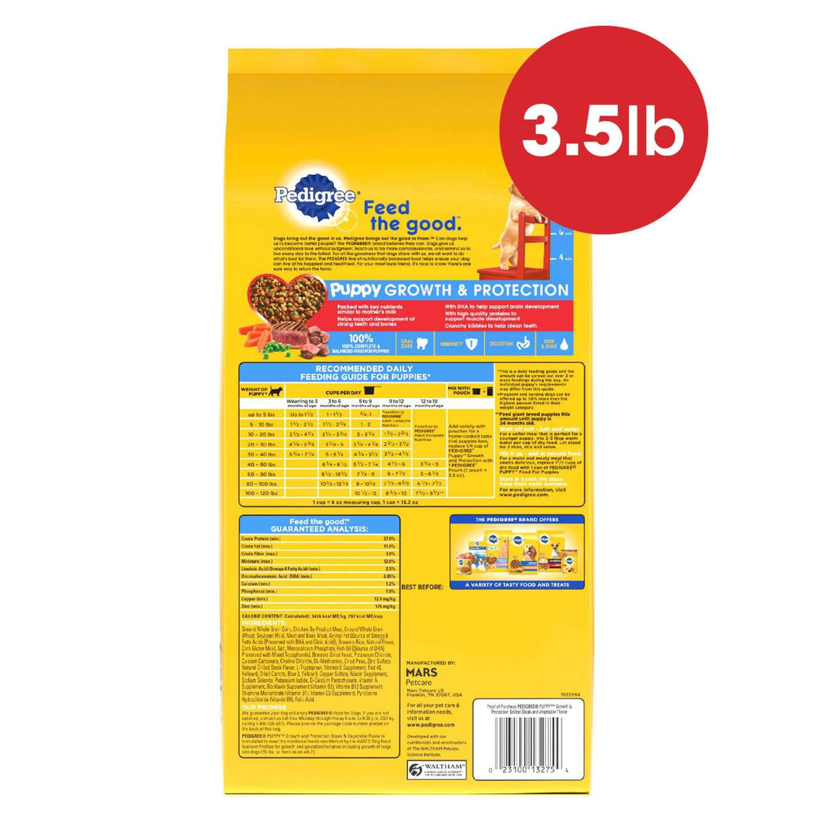 Dry Dog Food Vegetable Flavor B6207