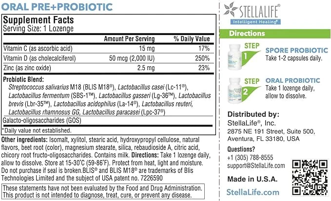 Probiotics Kit for Digestion and Dental Health J2534