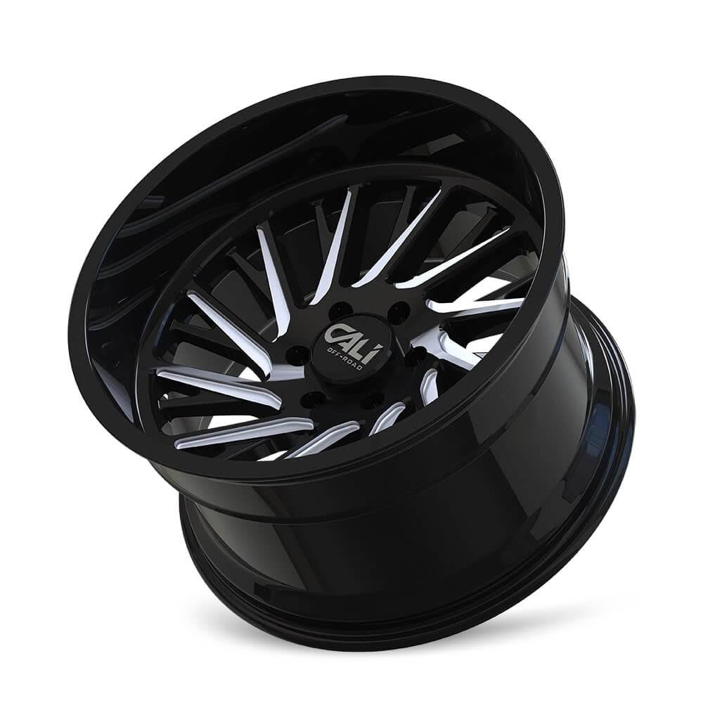 Gloss Black/Milled 24x14 6-139.7 -76mm 106Mm A6836