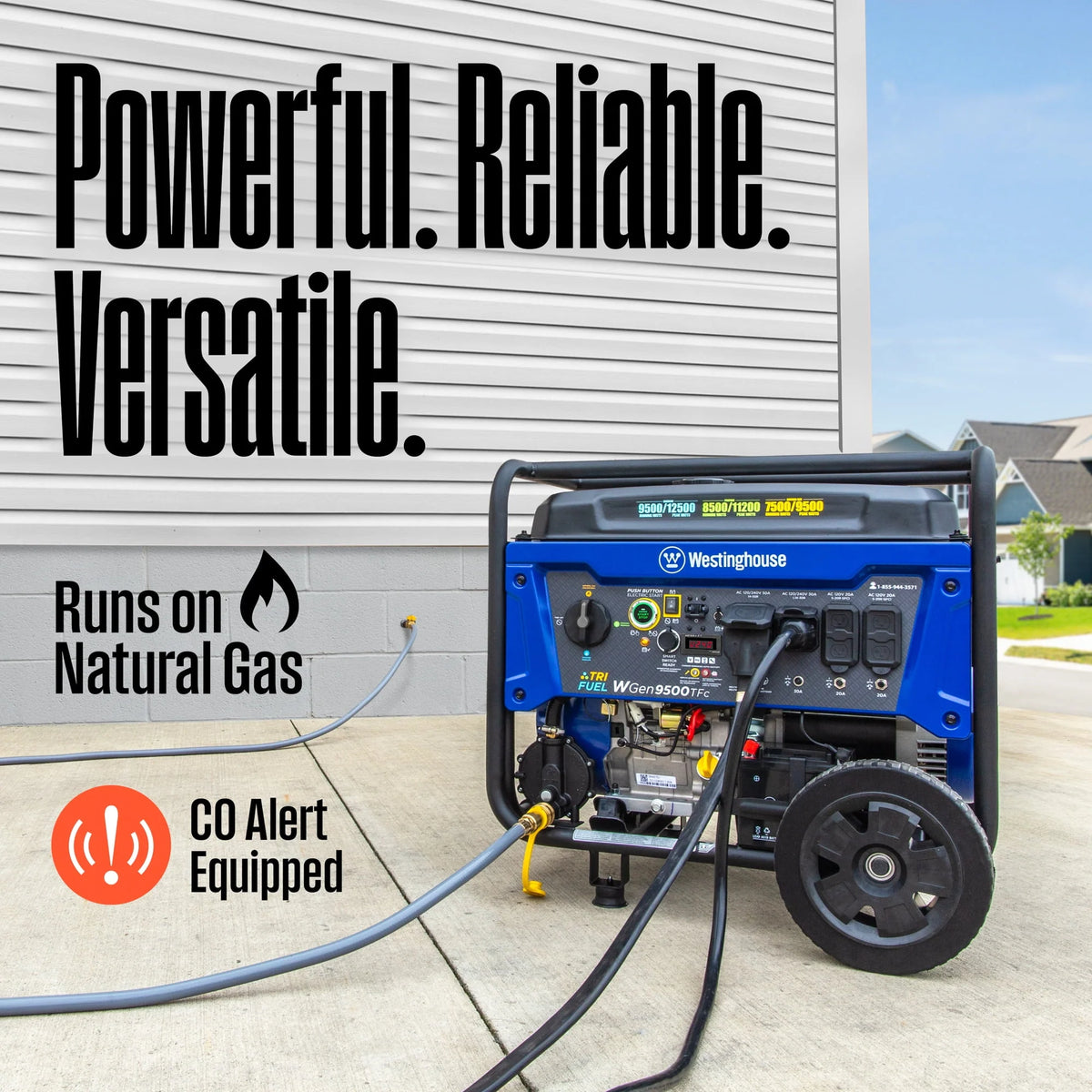 12,500 Peak Watt Dual Fuel Portable Generator H6907