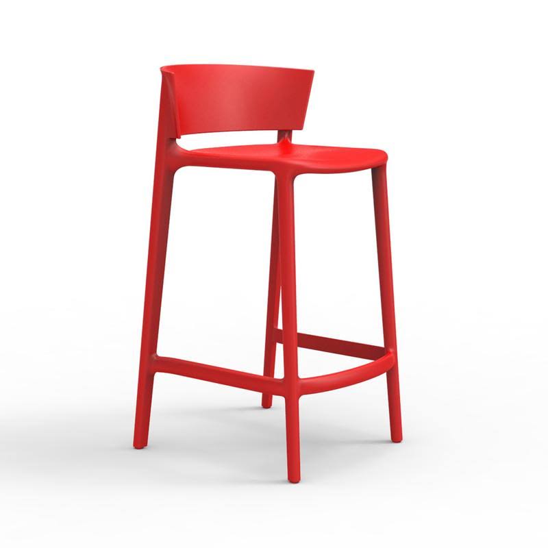 White Patio Bar Stool P9947