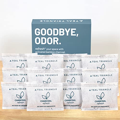 Bamboo Charcoal Refresh Bags, 60 Days Odor Control Packets Q66723