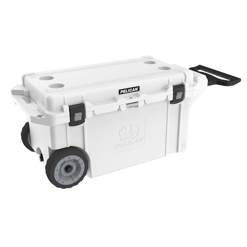 White 80qt Wheeled Cooler C755432