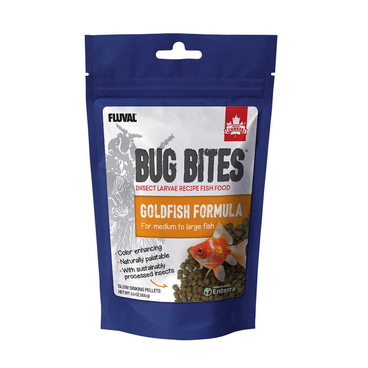 Bug Bites Goldfish Formula Pellets for Medium-Large Fish G767288