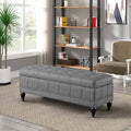 Gray Storage Bench G3354