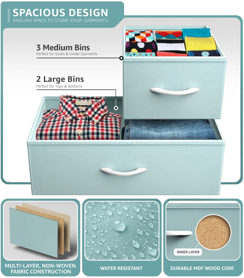 5 Drawer Storage Dresser G995943