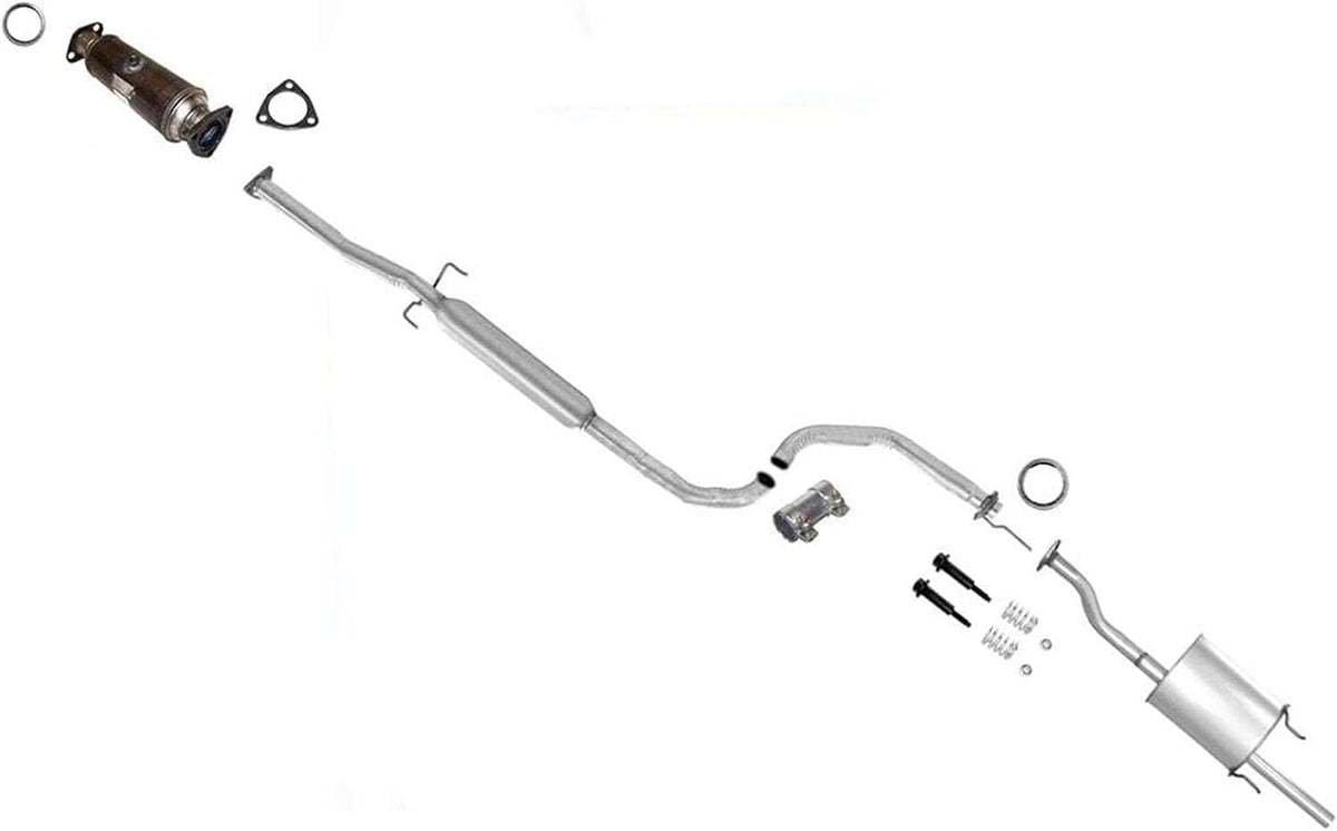 Exhaust System Converter Resonator & Muffler F1950