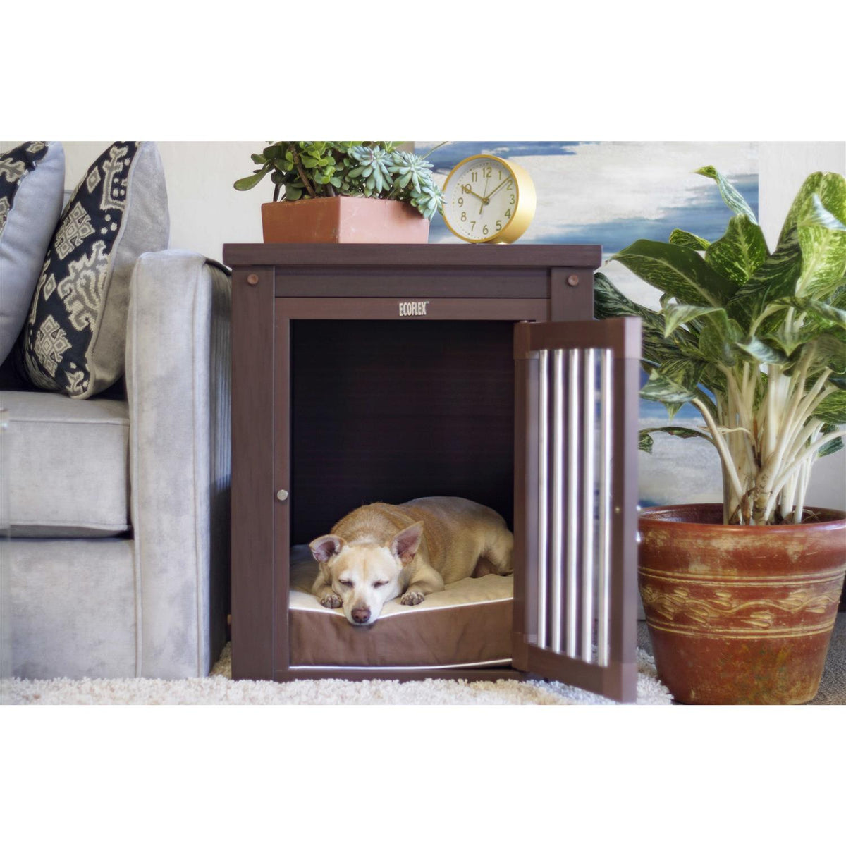 Russet 23 inch Dog Crate & End Table Y5828