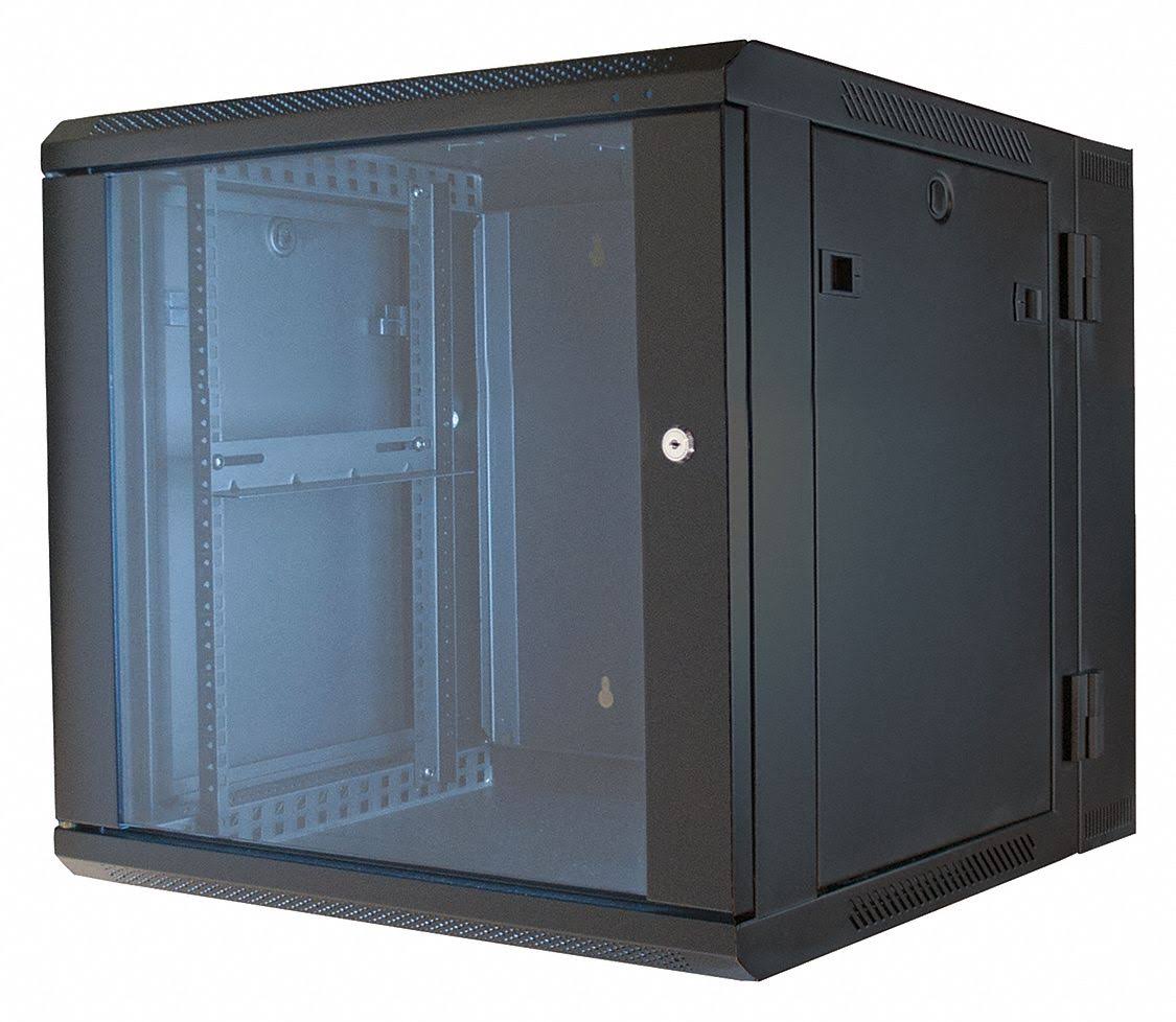 19-inch Hinged Wall Equipment Rack Enclosure 9U L83835