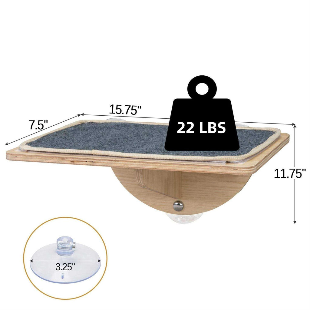 Cat Window Perch with Suction Cups Z3580