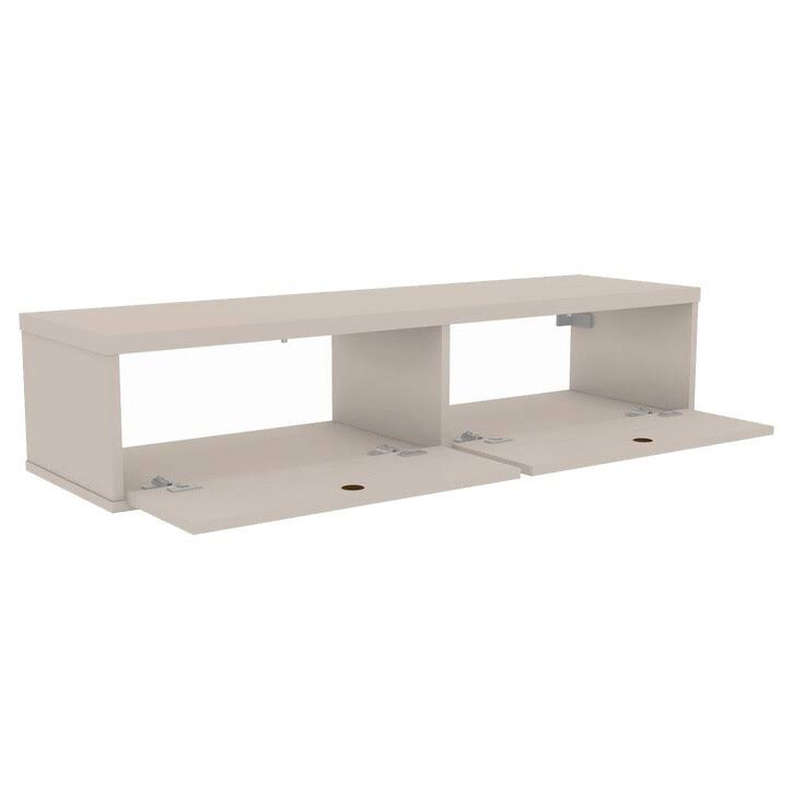 White Floating Entertainment Center R720719