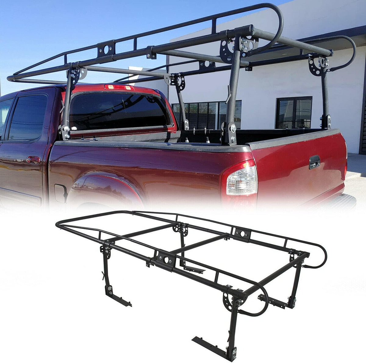 Adjustable Full Size Bed Truck Ladder Rack P511