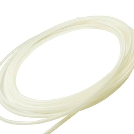 White Semi-Clear Plastic Tubing, Inner Diameter 0.016 inch, Outer Diameter 1/16 inch T800851