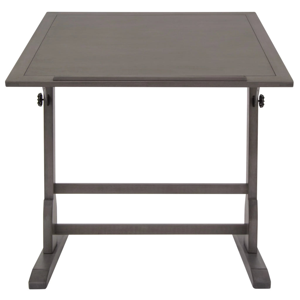 Solid Wood Drawing Drafting Table with 36" x 24" Angle Adjustable Top Q2316