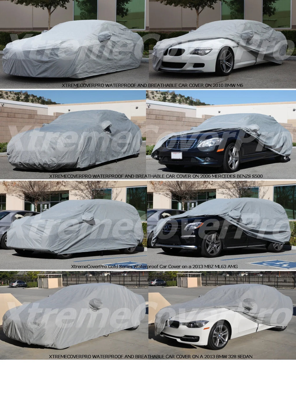Gray Car Cover K7418