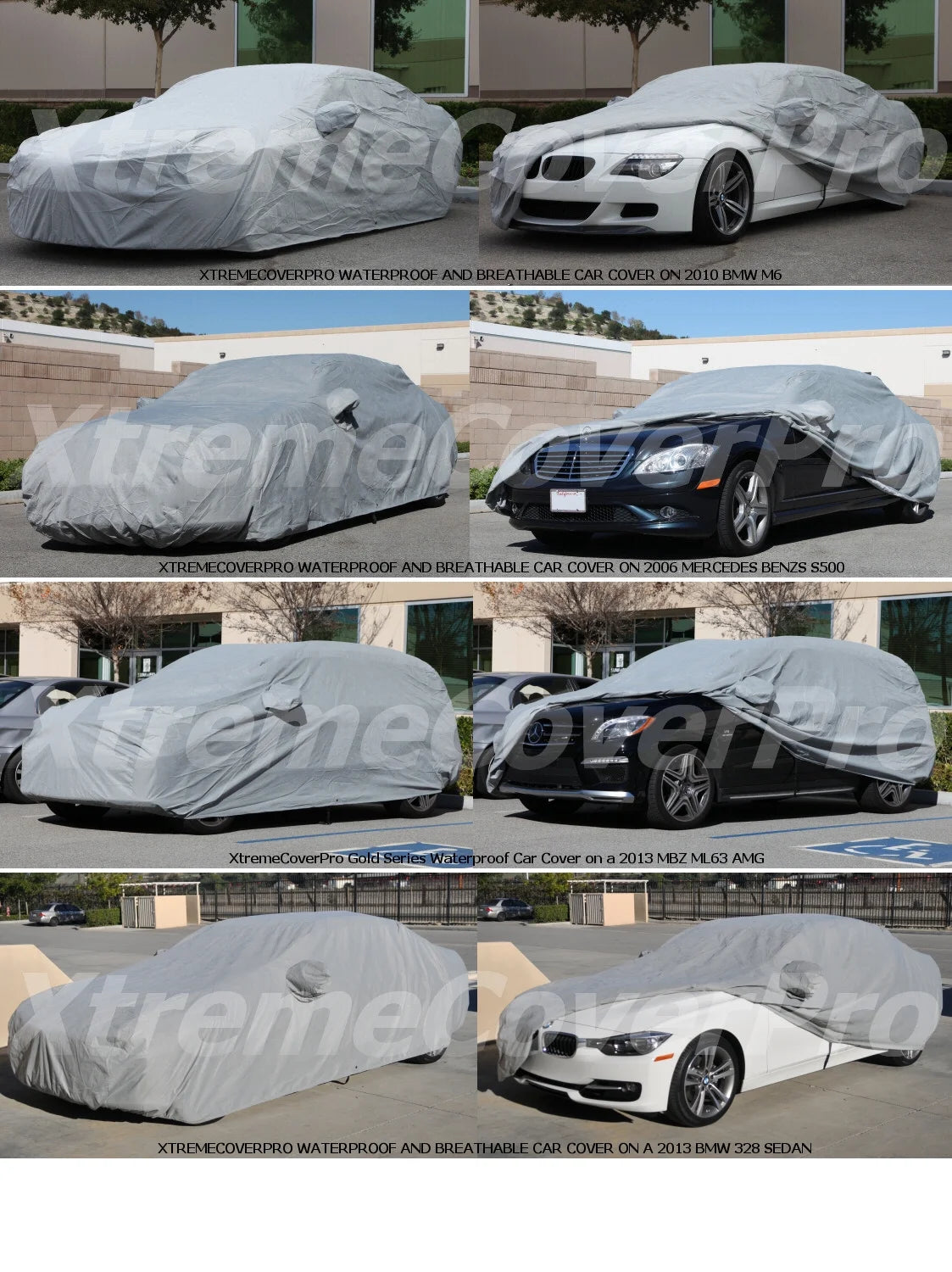 Gray Car Cover K7418