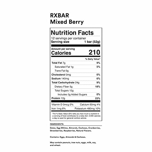Mixed Berry Protein Bars, 12 Count U857387