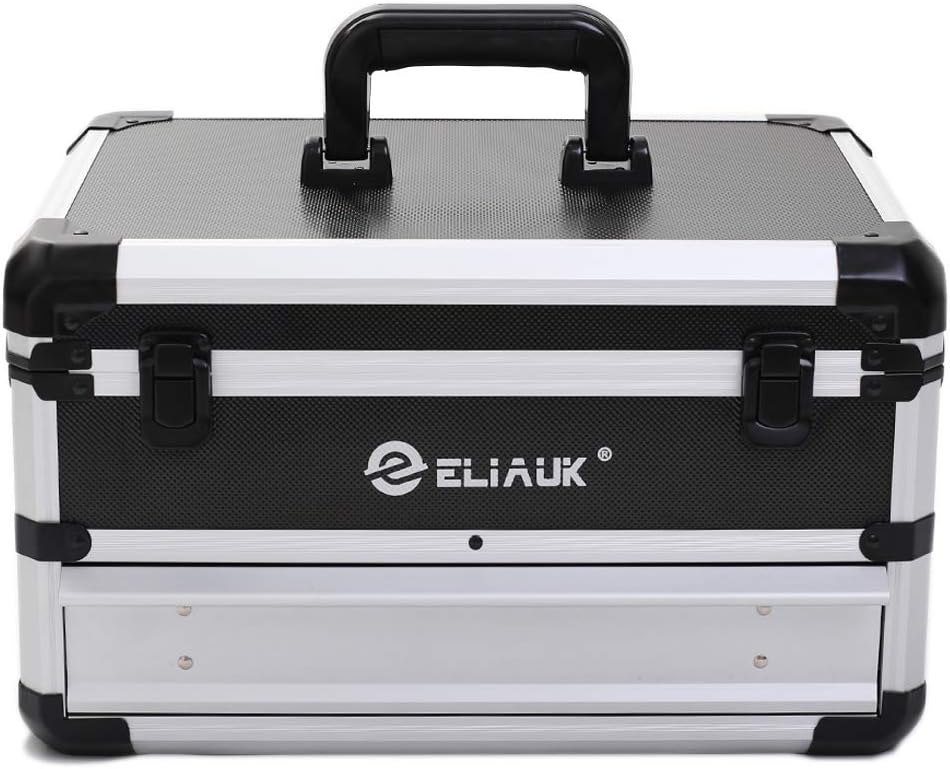 Portable Aluminum Tool Box with Drawer, Pack of 2 T742244