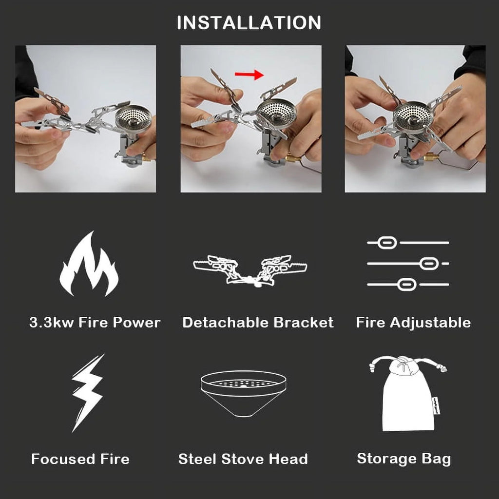 Camping Stove 3300W Backpacking Stove I508691
