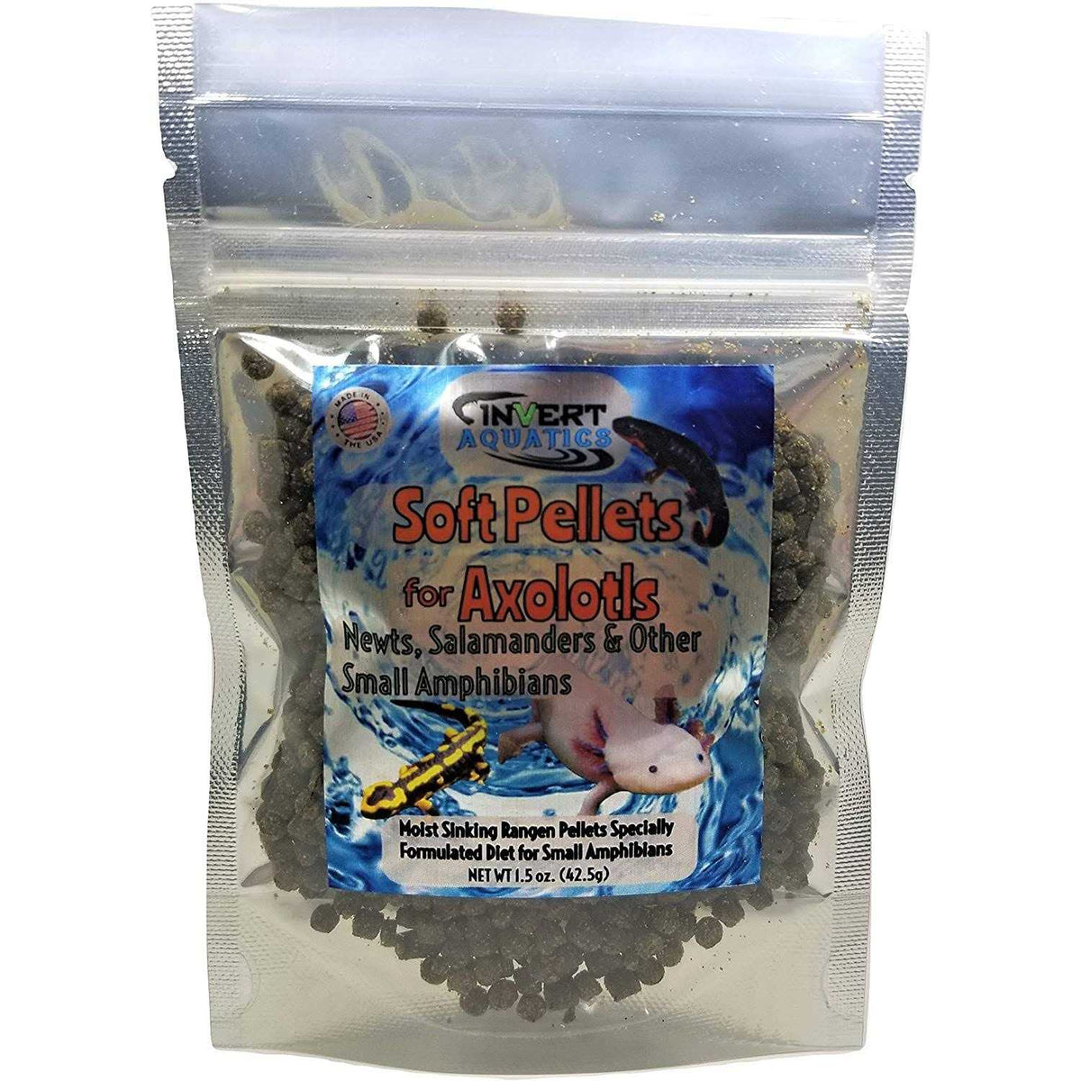 Soft Pellets for Axolotls Moist Sinking Diet X6635