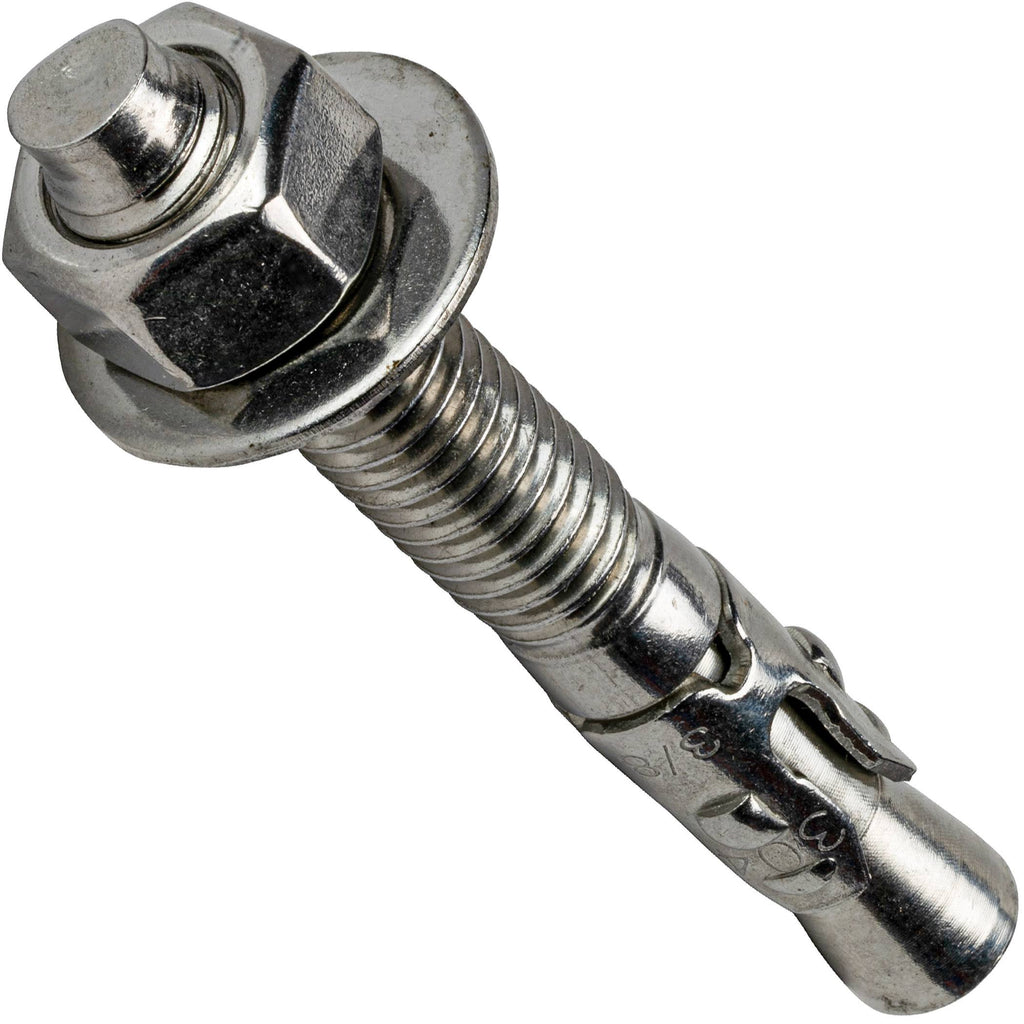 1/2x22 x 3-3/4x22 Stainless Steel 304 Wedge Anchors Qty 50 V20678