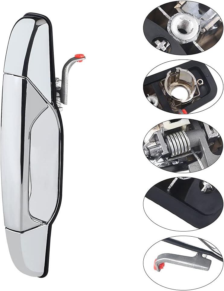 Exterior Chrome Door Handle 4Pcs Front & Rear Driver & Passenger Side J58839
