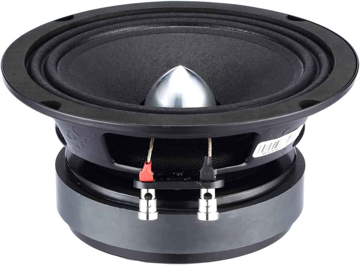 6.5” Pro Audio Midrange Loudspeaker, 250 Watts RMS, Pack of 2 F40675